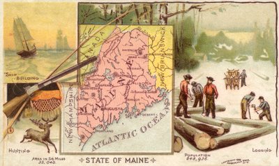 Maine, États-Unis - American School